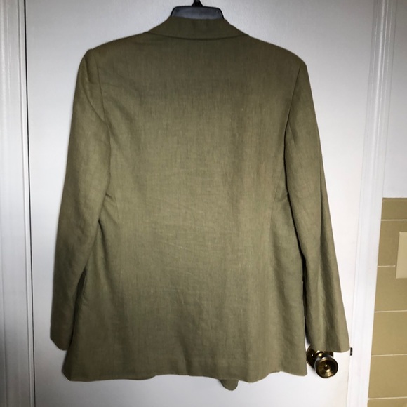 VTG Requirements Linen Blend Blazer size 8 - Picture 8 of 9